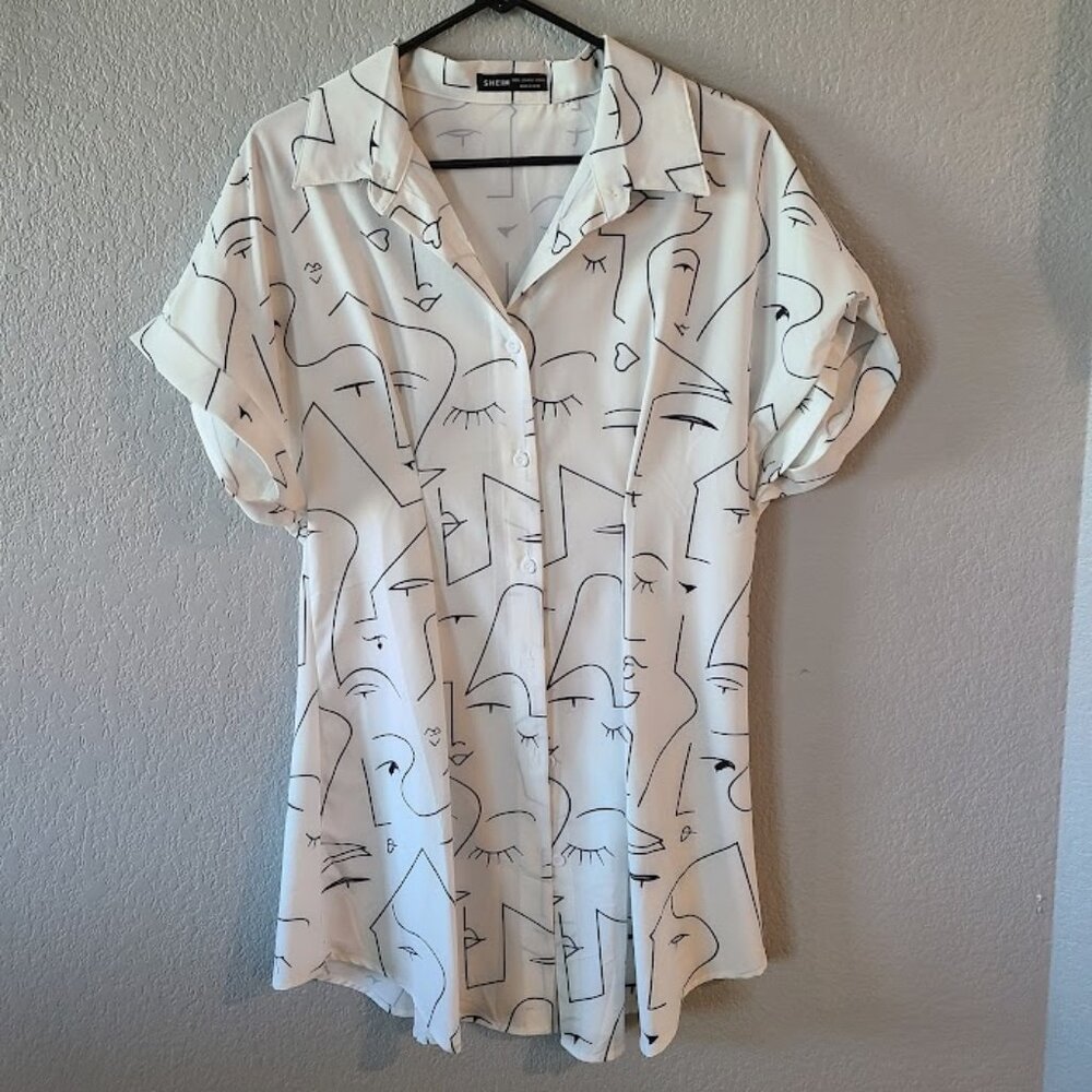 SHEIN Women's White Dress